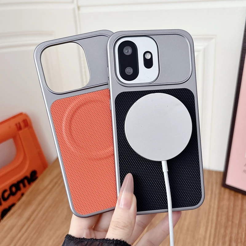 Magnetic Triangle Pattern PU Leather Ultra-Thin Protective Case
