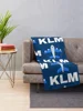 KLM Royal Dutch Airlines Throw Blanket Soft heavy to sleep Blankets 2