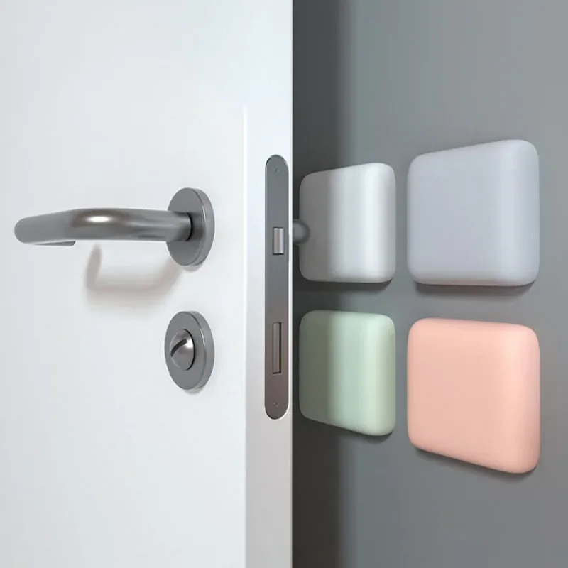 Door Stopper Silicone Handle Bumpers Self Adhesive Mute Anti-Shock Protection Pad Wall Protector