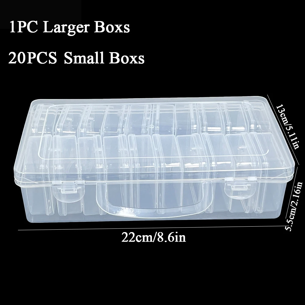 Clear Desktop File Storage Box with Lid - A4 Document Organizer Case and Stackable Stationery Container