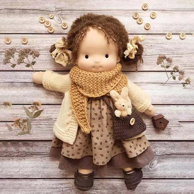 Waldorfs Doll For Girls Handmade Doll Waldorfs Doll Handmade Astoria Doll Figures Beautiful Cotton Plush Doll Girls Rag 5