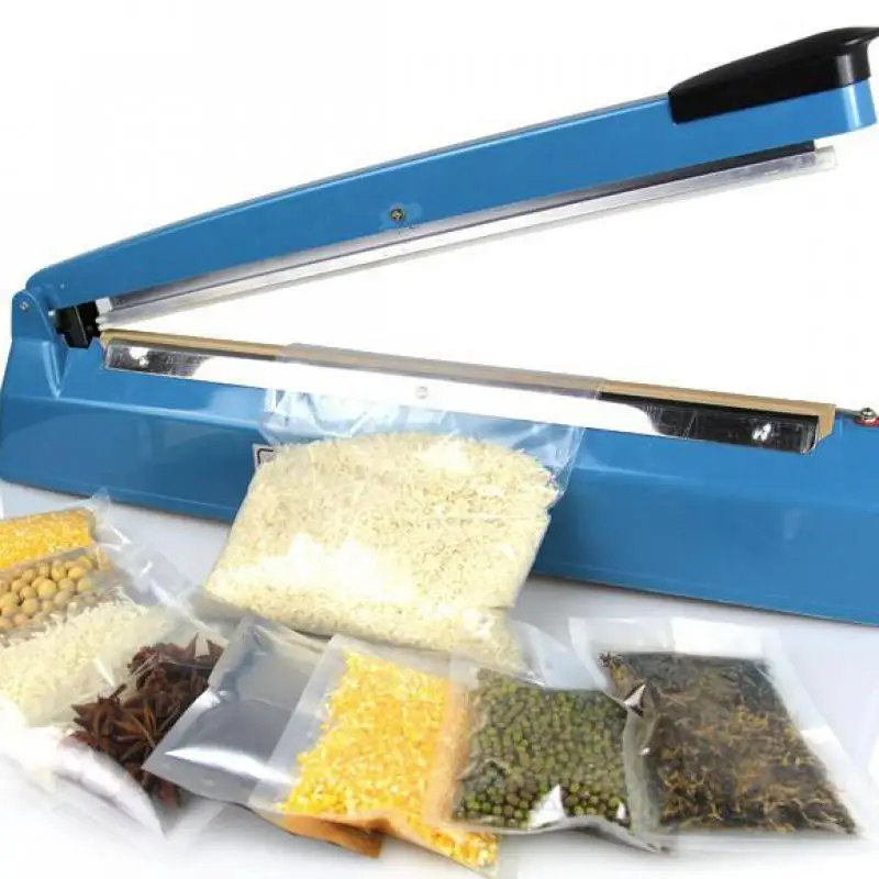 Manual Pouch Sealing Machine Impulse Sealer Alumínio Plastic Bolsa Heat Sealer 400 mm Dispositivo de Embalagem Elétrica Sf400 Aquecimento