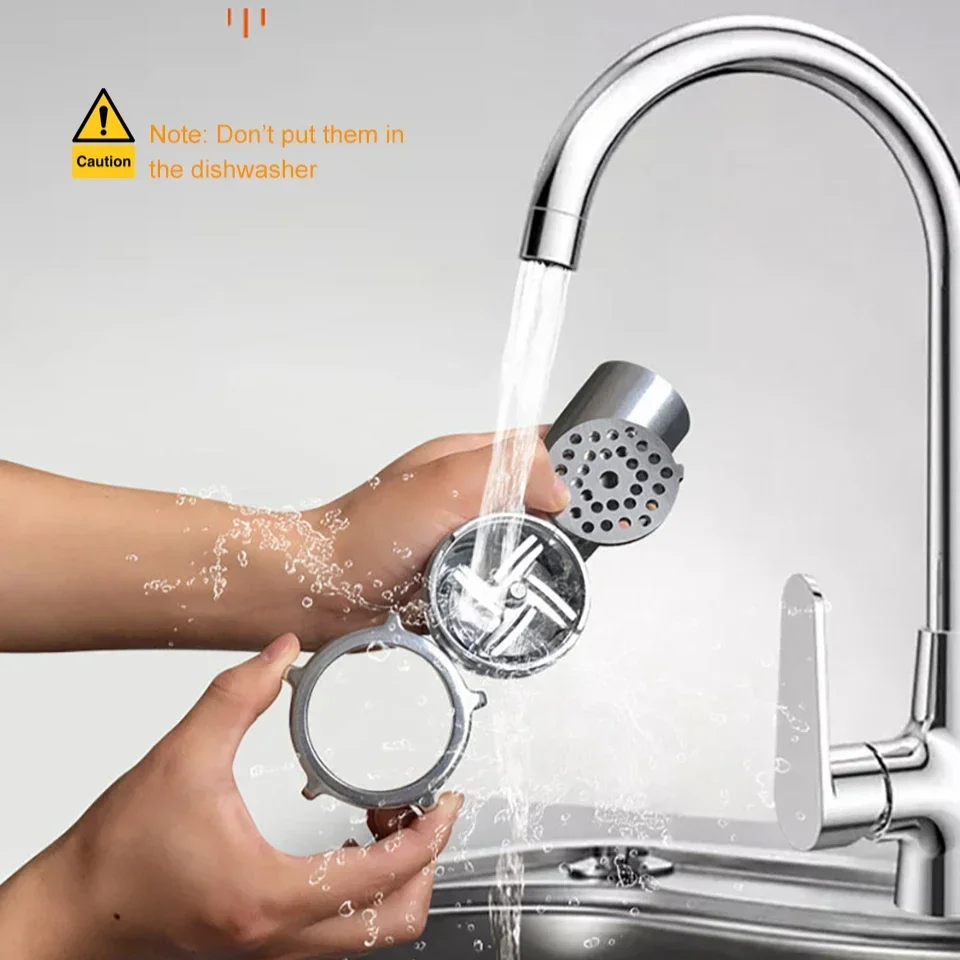 2024 Meat grinder household electric multifunctional sausage enema meat grinder suitable for home kitchen chili garlic paste 6
