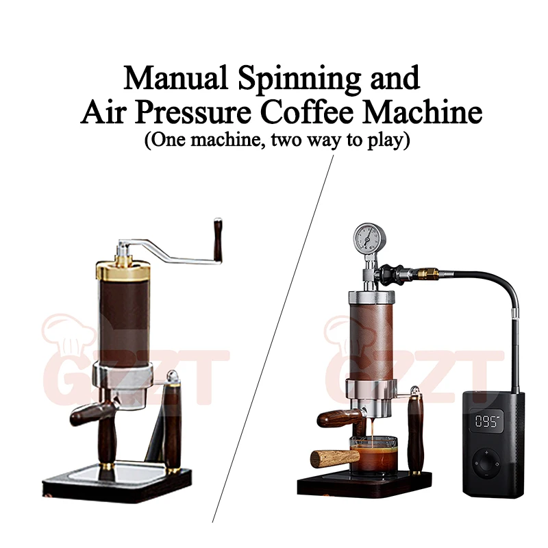 GZZTPneumaticHandPressItalianCoffeeMachineManualSpinning