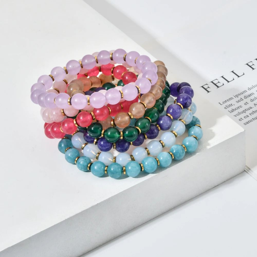 Glass Beads Small Crystal Bead Bracelet Bohemian Bracelets For
