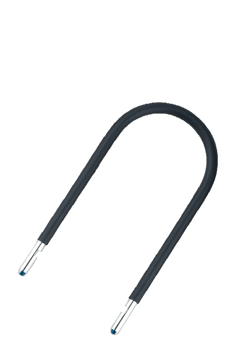 Nuova bicicletta con lucchetto antifurto a doppia apertura in silicone ad alta resistenza in lega di acciaio spesso per mountain bike_voghion.com