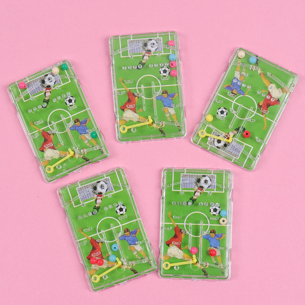 12Pc Football Theme Maze Game Early Educational Toy for Kids Birthday Party Favors Boy Sports Soccer Gift Giveaway Pinata Filler