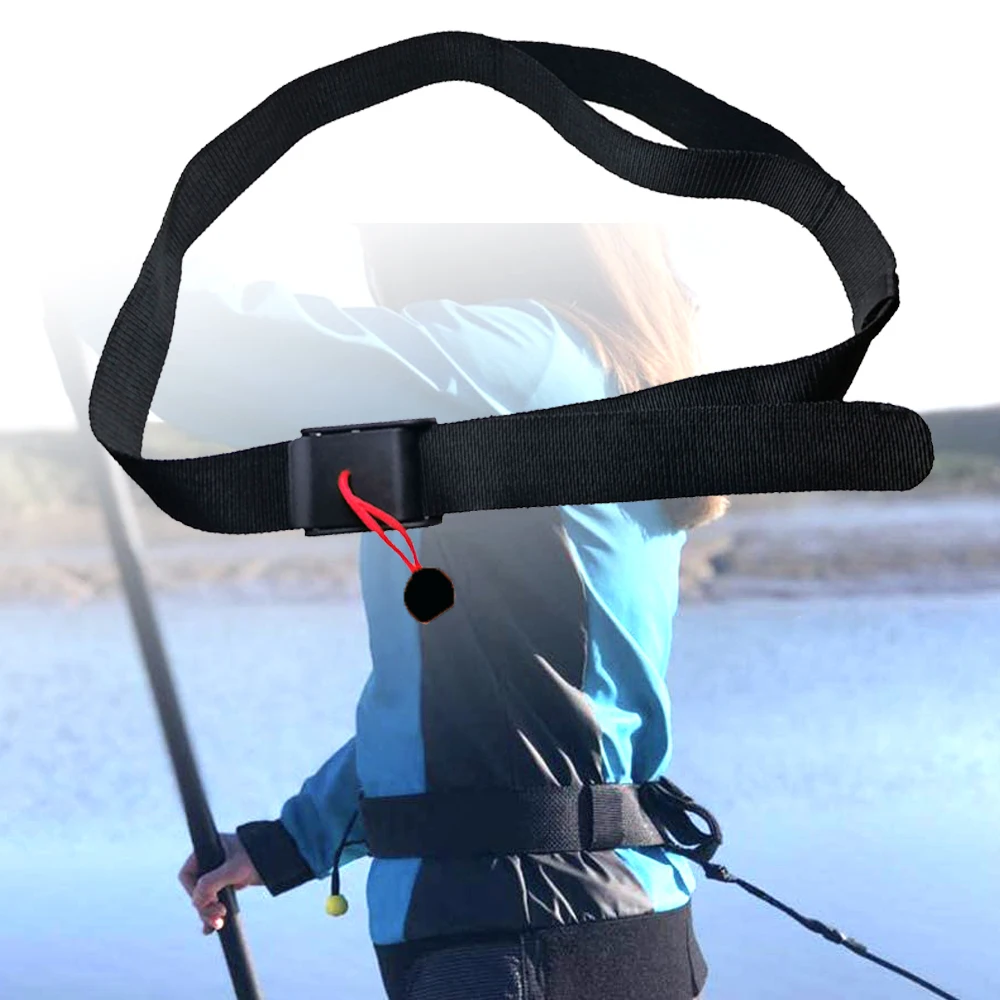 

Whitewater Paddle Quick Release Waist Belt SUP QR Belt for Paddleboards Belt Compatible with All Paddle Board Coil Leashes
