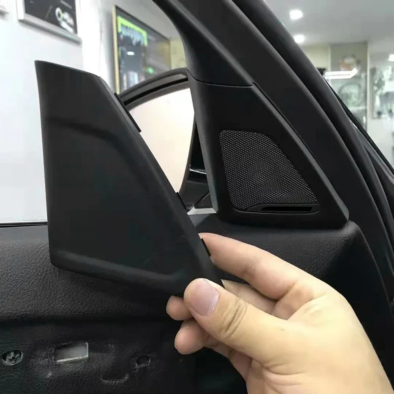 Car front door tweeter speaker cover Bmw F10 F11 5 Series 520 523 525 528 Treble Horn Loudspeaker frame audio 65139184794