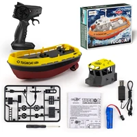 NEW 686 RC Boat 1/72 Powerful Dual Motor Wireless Radio Control Shipboat 2.4G Electric Remote Control Tugboat Model Toys for Boy 6