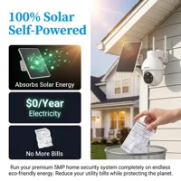 ANRAN 5MP caméra solaire de sécurité à domicile caméra de Surveillance Wifi couleur Vision nocturne détection humaine extérieure sans fil Audio bidirectionnel 2