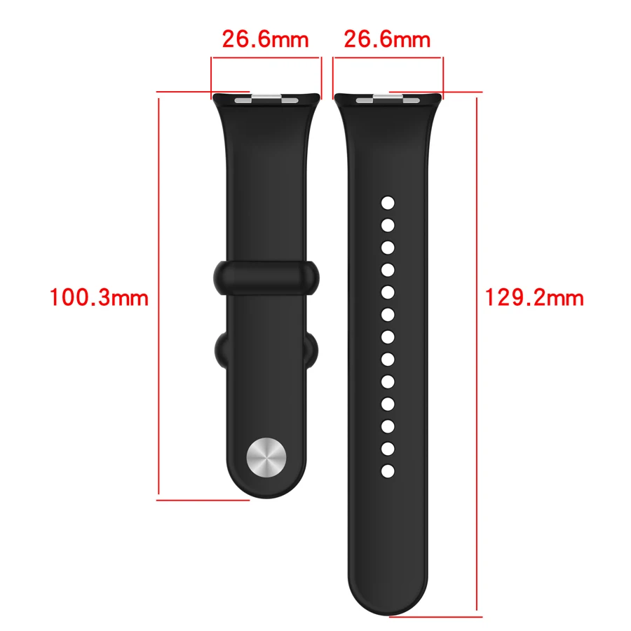Sport Silicone Strap Bracelet Wristband, Replaceable and Comfortable