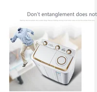 10-15kg Semi-automatic Home Washing Machine Large Capacity Double Cylinder Double Cylinder Bar Old Dormitory Small 2