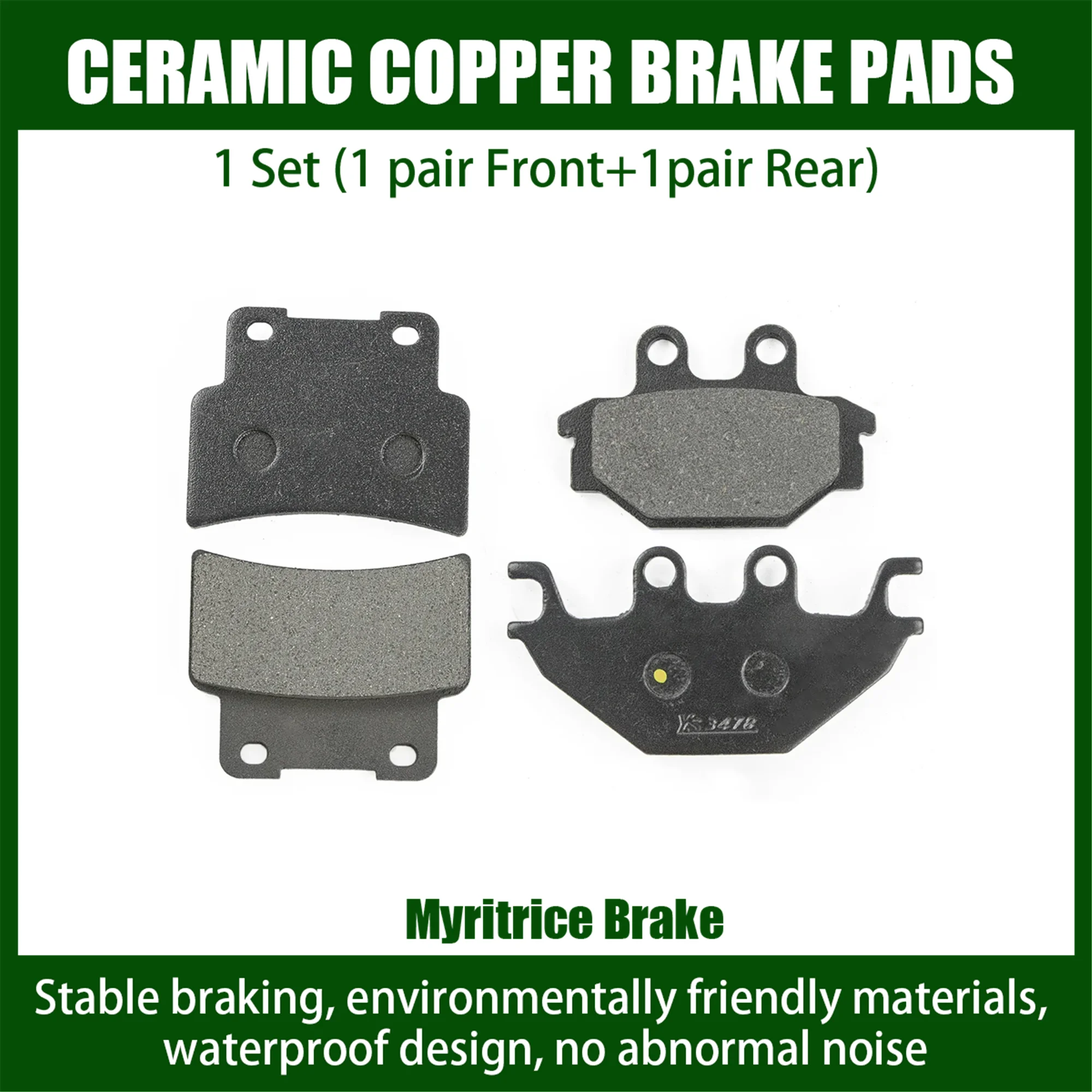 Myritrice Adatto Per Yamaha Mt-125 Mt 125 Mt125A Mt125 A Mt 125A 2012-2019 Yzf-R 125 Yzf-R 125A 2014-2018 Pastiglie Freno Anteriore Posteriore