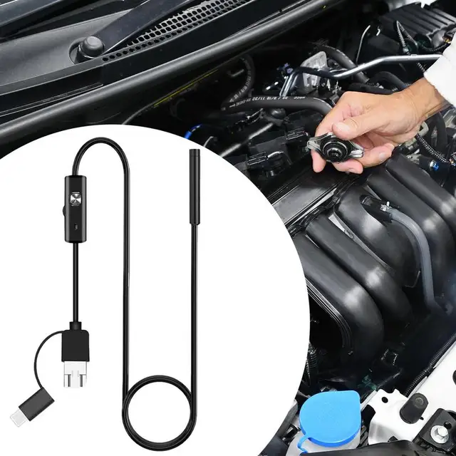 5.5MM TYPE-C Endoscope Camera 640x480 Waterproof IP67 6 LEDs Adjustable USB Inspection Borescope Cameras Tools for Phone PC 4