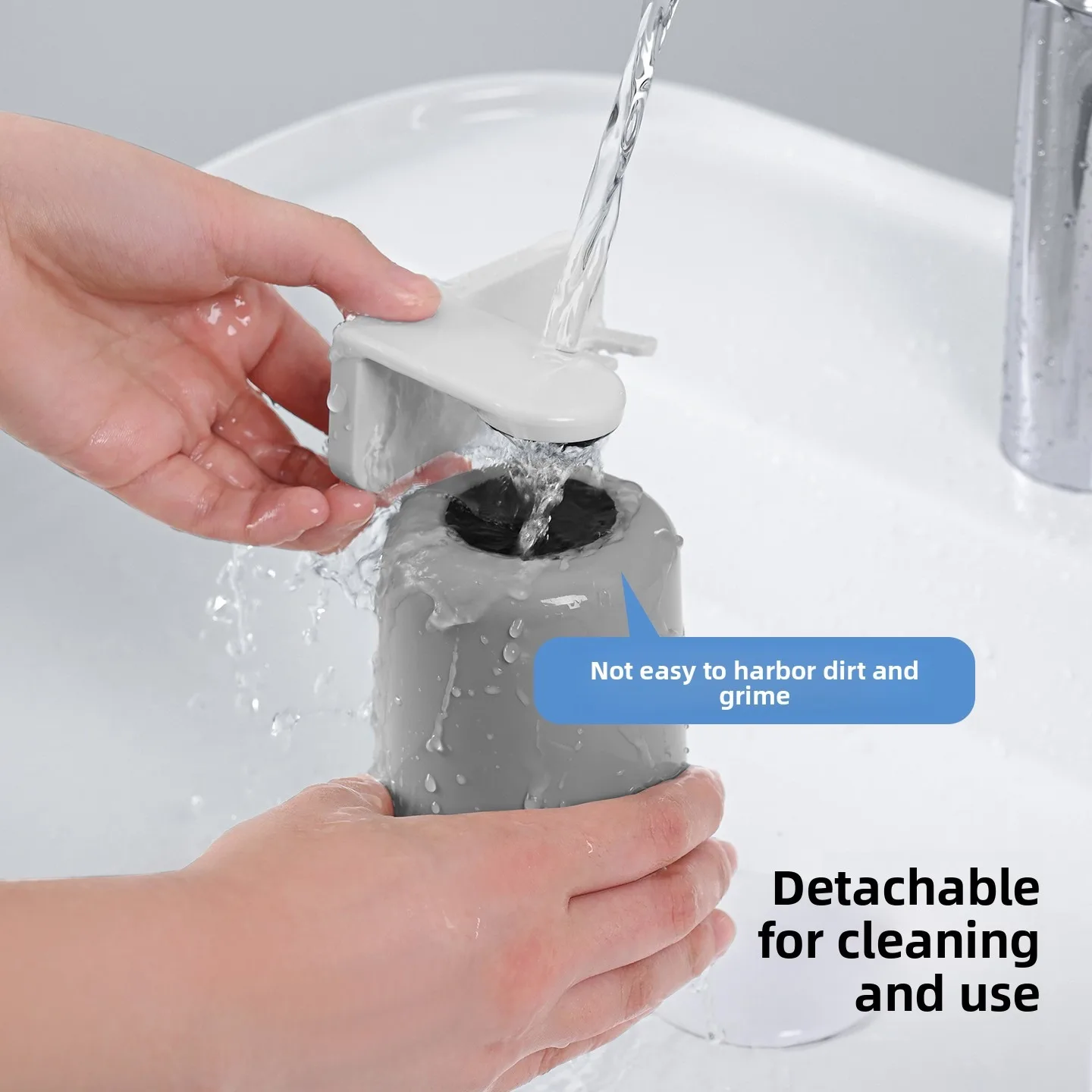 Magnetic Suction Cup Holder Wall Mounted No Drilling Toothbrush Storage Rack Bathroom Accessories_voghion.com