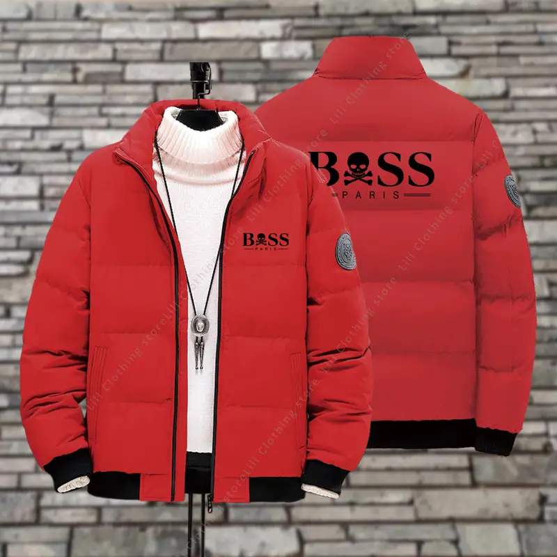 Mens Winter Jackets 2026 New Thick Warm Parkas Puffer Jacket Bomber Jacket Down Coats Fashion Designer Clothes Men Down Jackets - Image 5