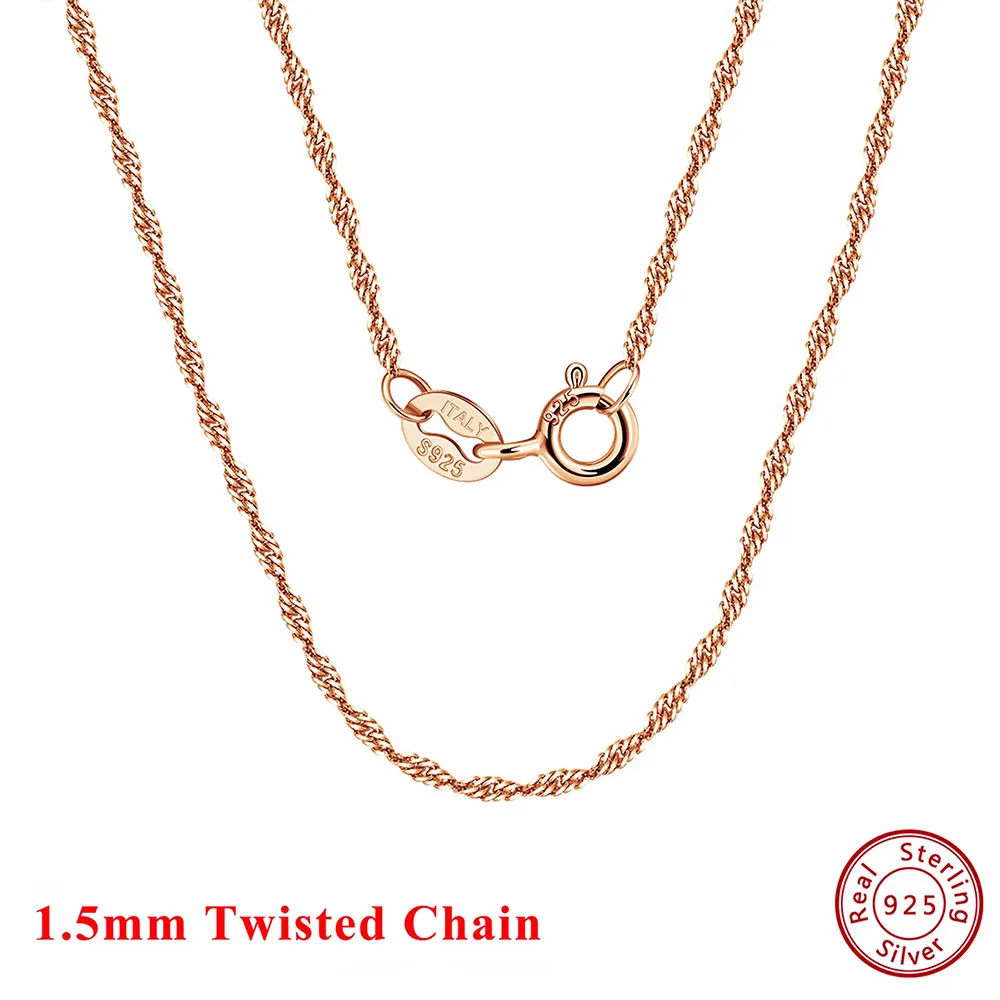 Effie Queen Sterling Silver Twisted Rope Fashion Necklace