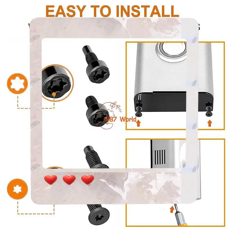 24-Hour Delivery Video Doorbell Screws,Video Doorbell Replacement Screws,Security Screws Compatible With Video