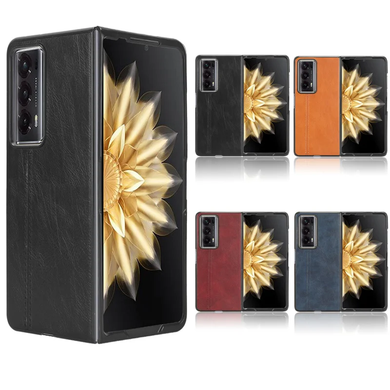 Abito Per Honor Magic V2 Custodia Posteriore In Pelle Di Lusso Per Auto Per Honor Magic V2 Ver-An10 Custodia Per Telefono