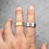 Saint Benedict Exorcism Ring Cross Amulet 316L Stainless Steel Mens Rings Rock for Male Friend Jewelry Creative Gift Wholesale 3