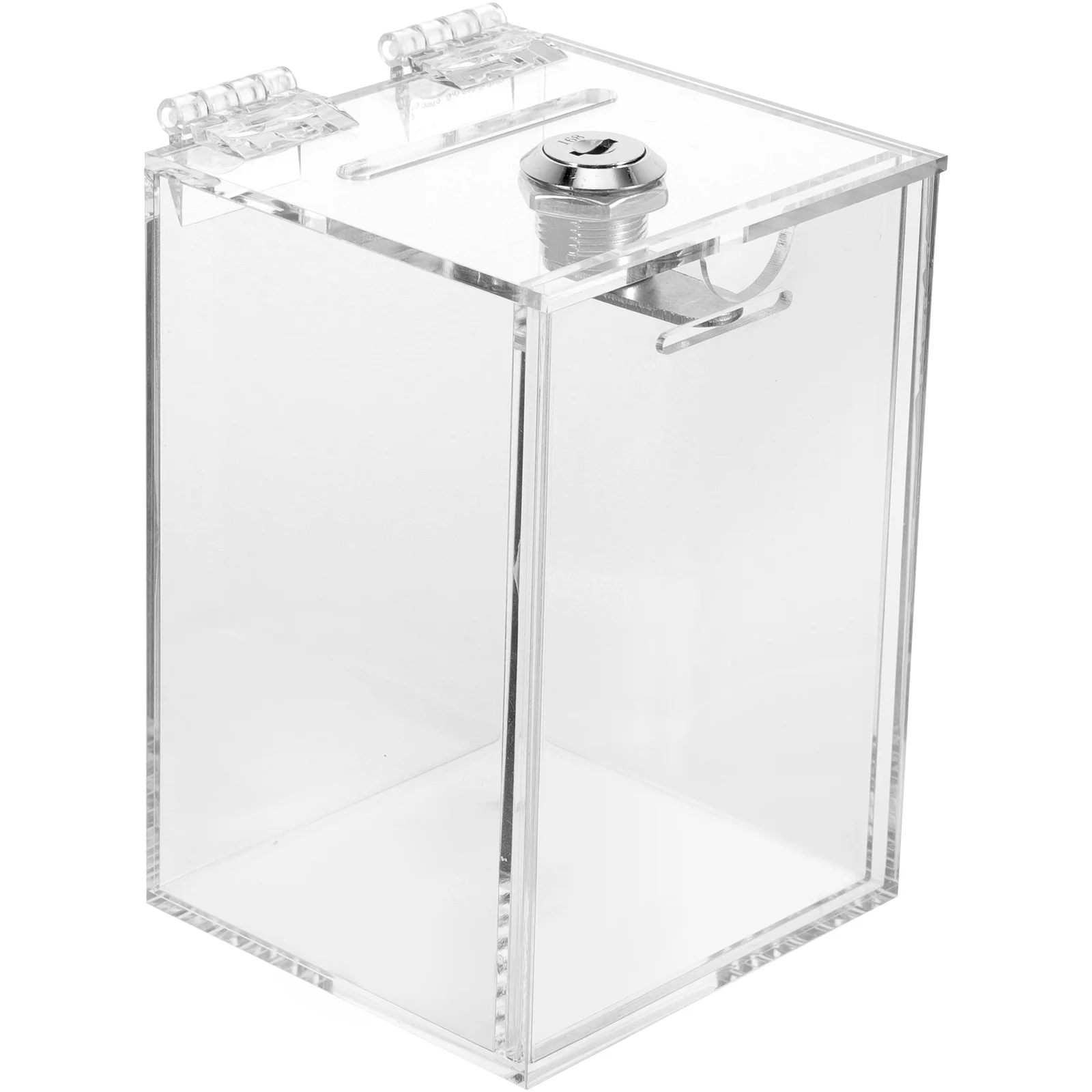 

Acrylic Piggy Bank Transparent Money Box Coins Saving Pot Desktop Cash Container Home Decoration