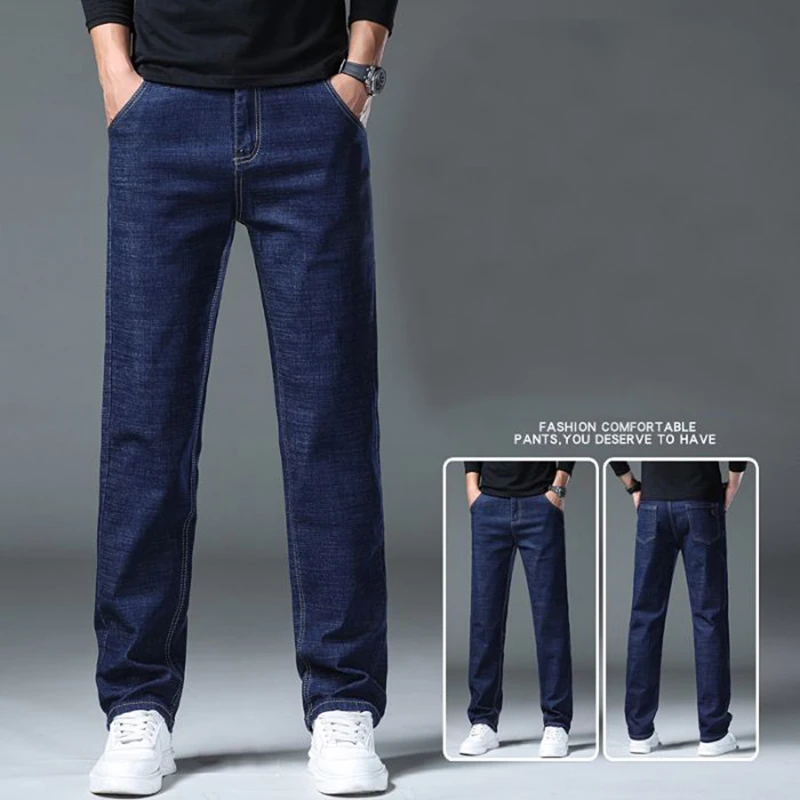 Business Casual Jeans Men Navy Straight Leg
office business casual jeans men comfortable fit work appropriate