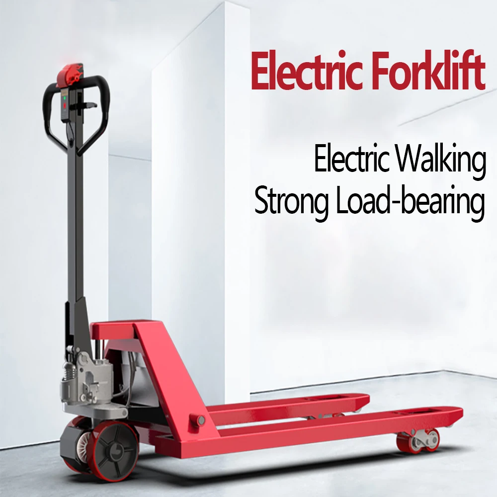 Electric Forklift 2 Tons Electric Ground Cattle 3 Tons Semi-electric Ground Cattle Truck Warehouse Lift Ground Cattle Forklift - Image 2