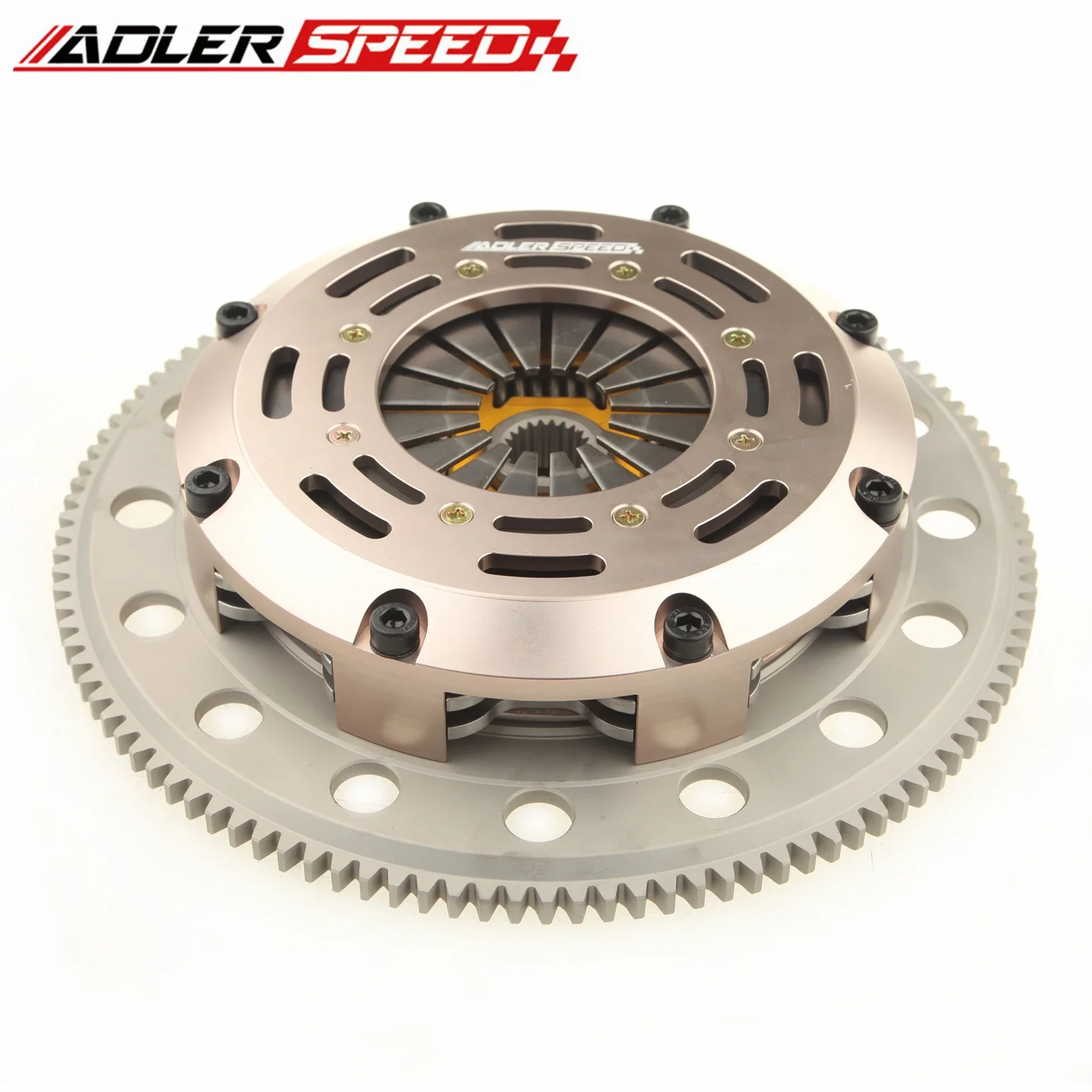 미쓰비시 랜서 에보 4 5 6 7 8 9 2.0L 4기통 터보 4G63 ADLERSPEED 스프렁 클러치 트윈 디스크 키트 + 플라이휠