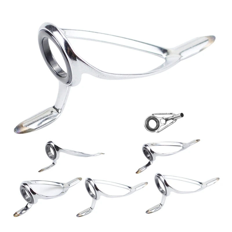 Fishing Rod Repair Kit Rod Tip Repair Kit Spinning Casting Fishing Rod Guides Replacement Set