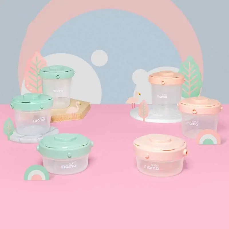 Stackable Baby Milk Powder Box Food Formula Dispenser Container Toddler Snacks Portable Storage Containers Infant Feeding Supply - Image 2