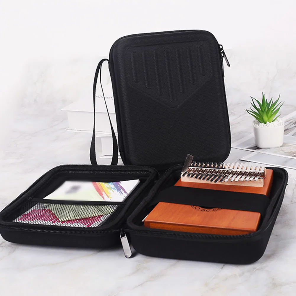 

17/21 Key Kalimba Case Thumb Piano Bag Shockproof Finger Violin Storage Box Waterproof Portable Musical Instruments