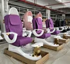 Luxury Modern Pedicure Spa Massage Chair Nail Salon Foot Pedicure Chair Electric Manicure Massage Chair For Beauty Salon 2