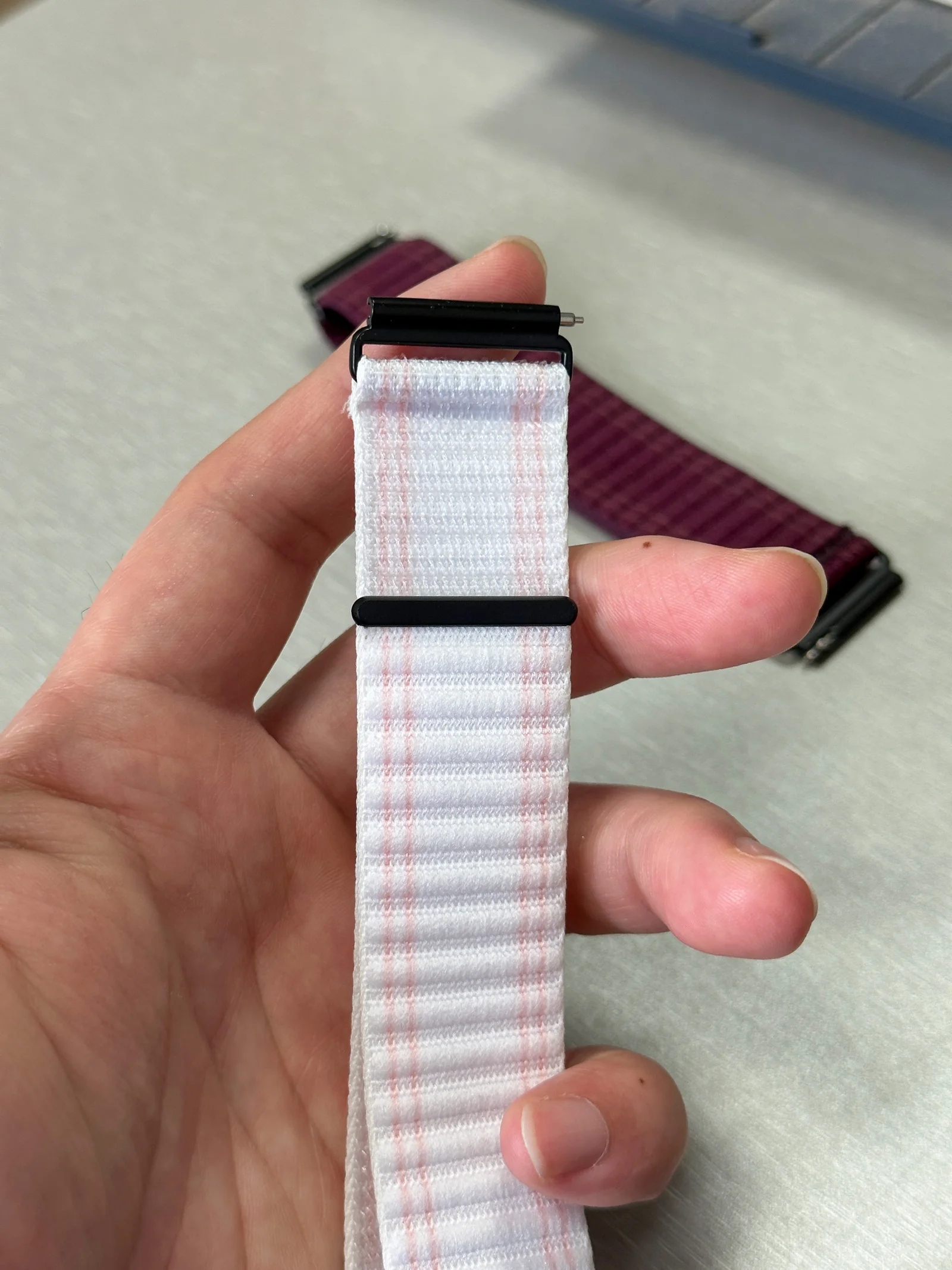 Mountain Wave Nylon Strap, Lightweight Secure-Fit Breathable Replacement Band