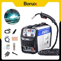 220V/180V MIG Welding Machine 0.8-4MM Semi-Automatic Welding Machine Without Gas Flux Core Wire Inverter 1KG Capacity Mig Welder 1