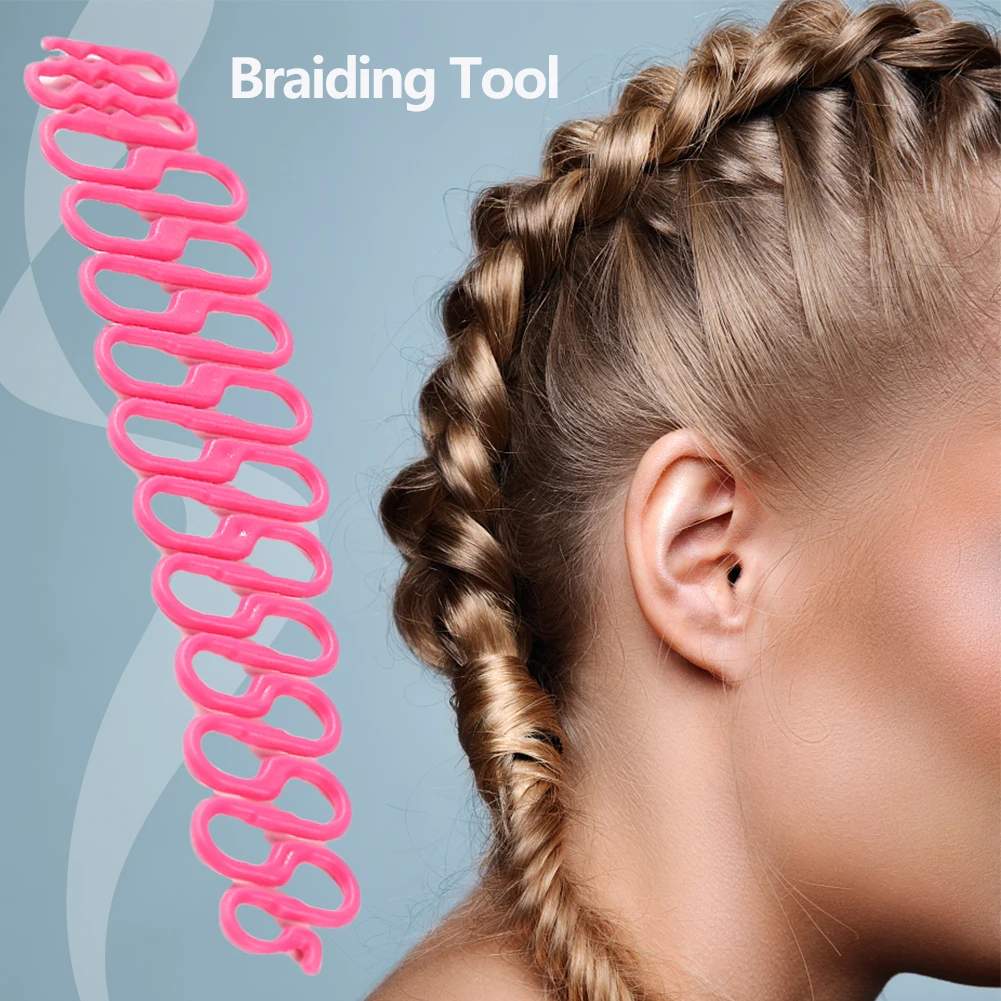 Creative Hair Twist Braider Women Braider Maker Plastic Lady French Braiding Tool Hair Styling Accessories 2