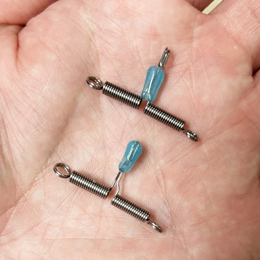 50 bas de ligne T en acier inoxydable - Bas de ligne bifurqués avec émerillon pour pêche précise