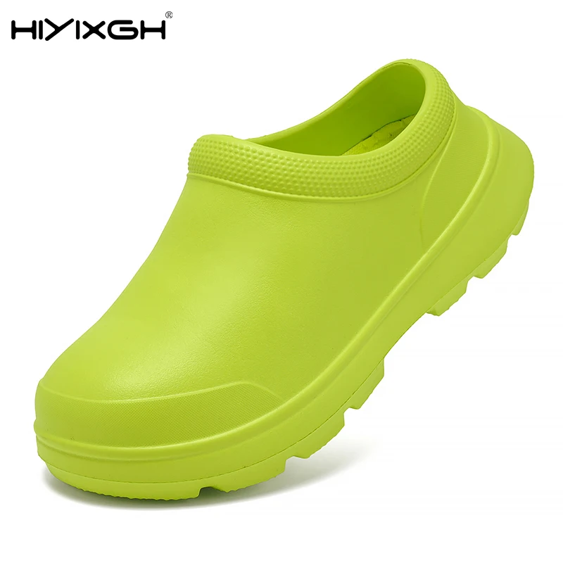 Men Chef Shoes Women Non-slip Waterproof Oil-proof Kitchen Shoes Nurse Work For Master Restaurant Sandal