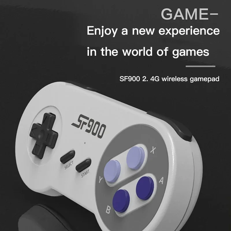 Game Consoles 5000+ Emulator Files for TV Projector HDMI Compatible Stick NES SFC GB PS Supported SF900 with 2 Wireless Gamepad