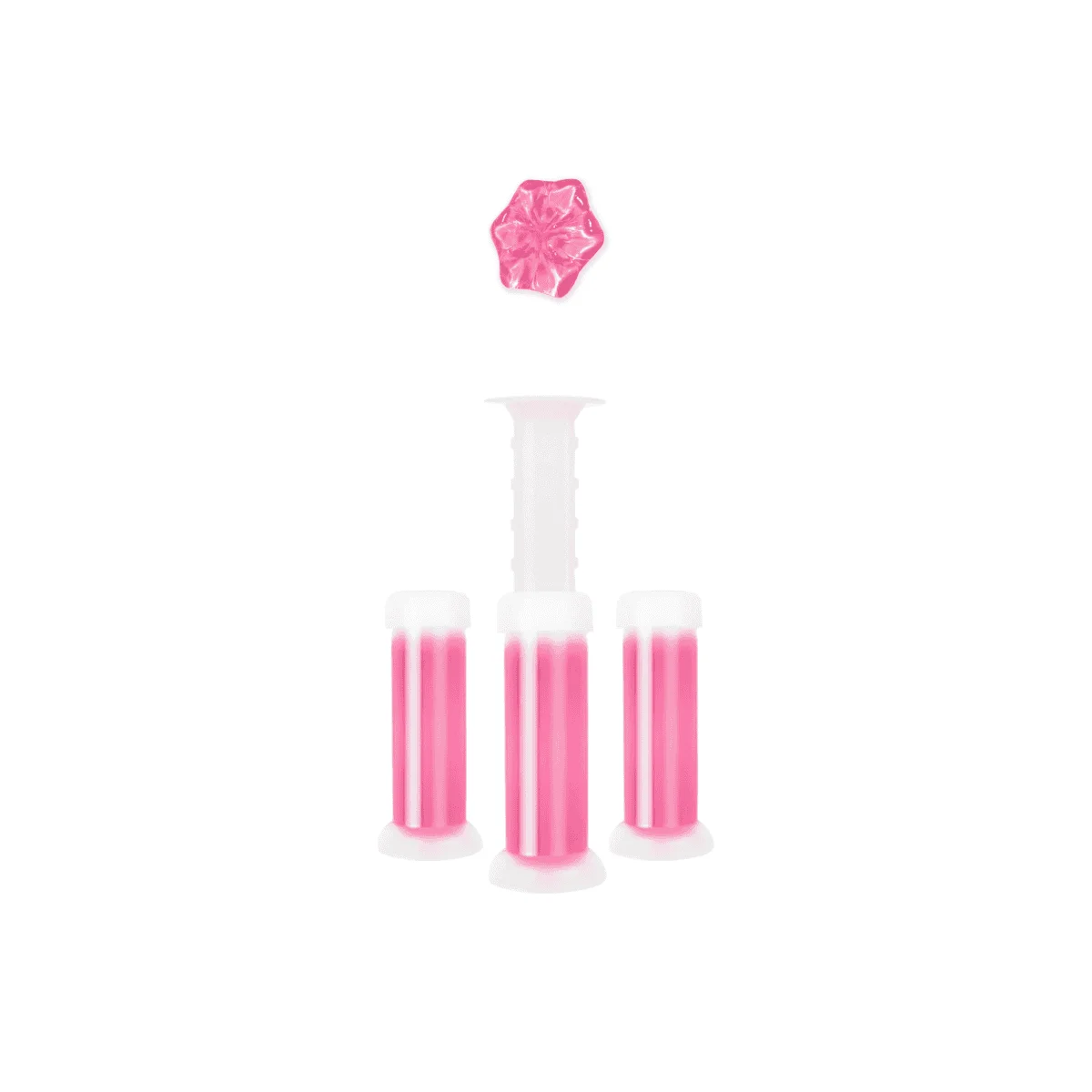 Air Fusion Toilet Cleaning Gel Stamp Ocean Fresh Gel Toilet Bowl Cleaning Stamps Deodorizing Clean Floral Scent 6.43oz 4 Pack