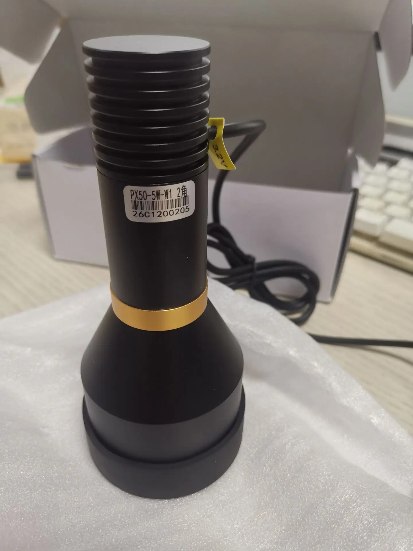 스팟 48mm 5W 표준 3W 백색광 머신 비전 평행 광원 텔레센트릭 백라이트