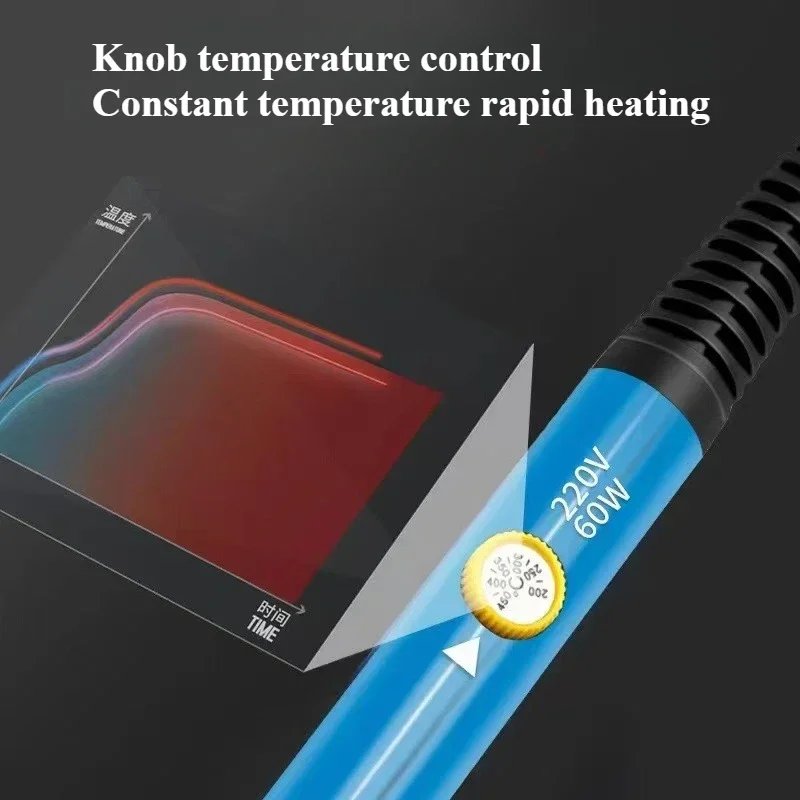Adjustable Temperature Electric Soldering Iron 110V/220V 60W Solder Iron Professional Tin Welder Heat Pencil Welding Repair Tool soldering iron electric soldering iron soldering iron kit soldering iron set