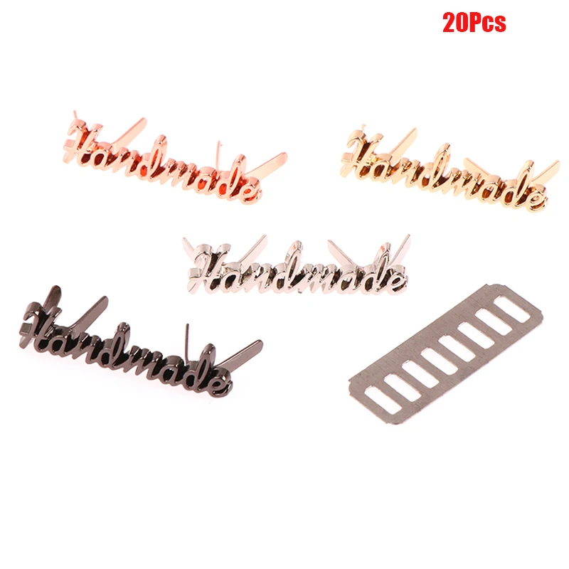 

20 шт., металлические этикетки для обуви, сумок