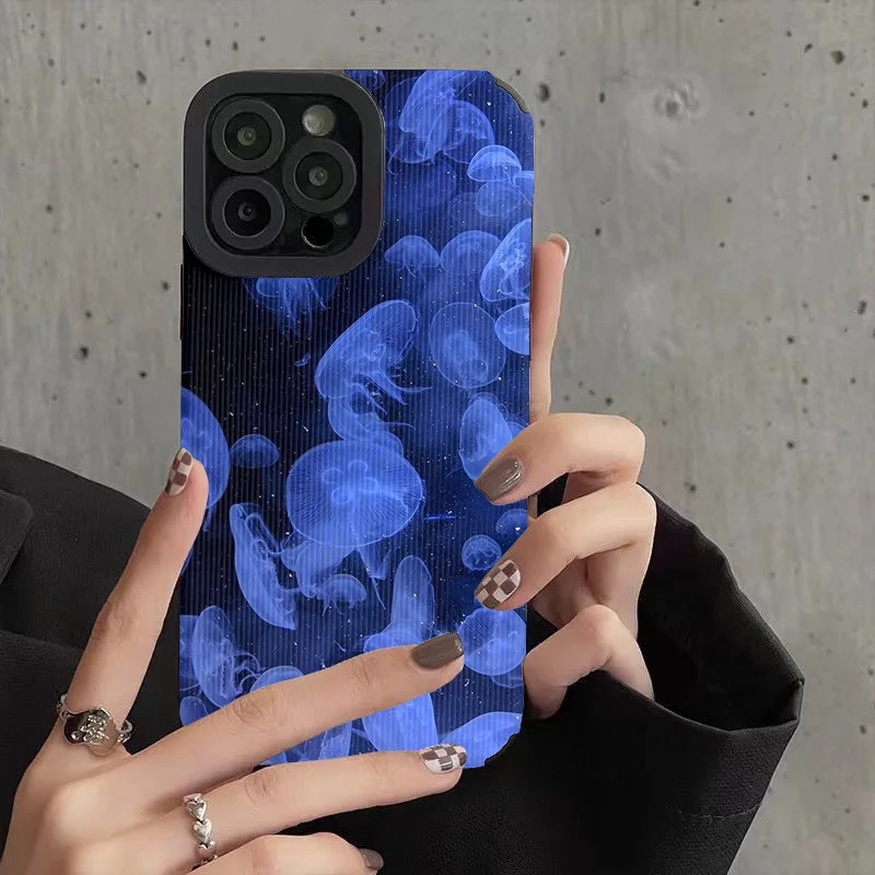 Custodia Per Telefono Medusa Blu Oceano Per Iphone 11 Pro Max Iphone 12 Pro Max Iphone 13 Pro Max Custodia Per Telefono Iphone 14 Pro Max