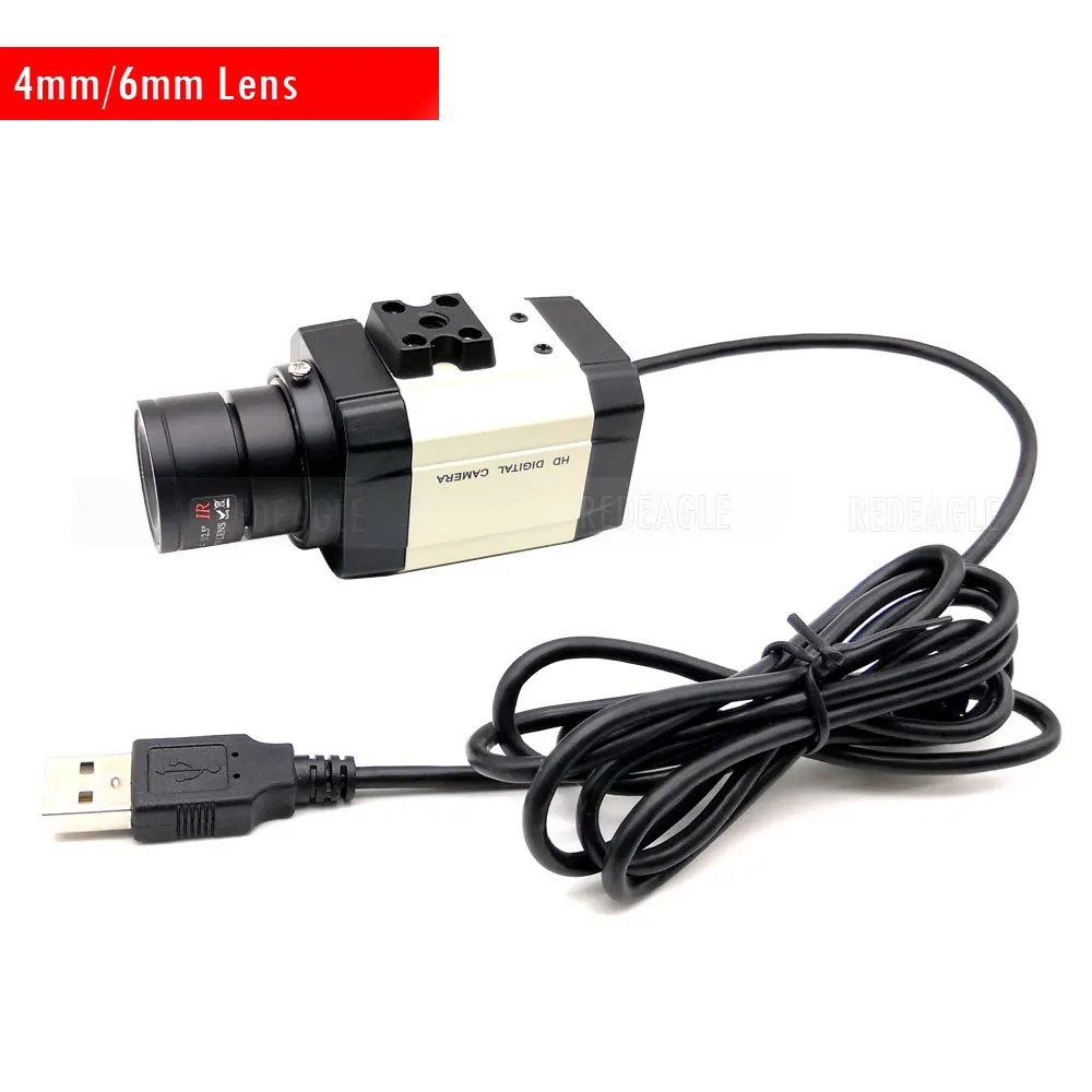 30fps MJPG UVC High Speed 4MP USB Webcam 2K PC Web Video Camera Mini Industrial HD 2.8-12mm/5-50mm Varifocal Manual Zoom 3