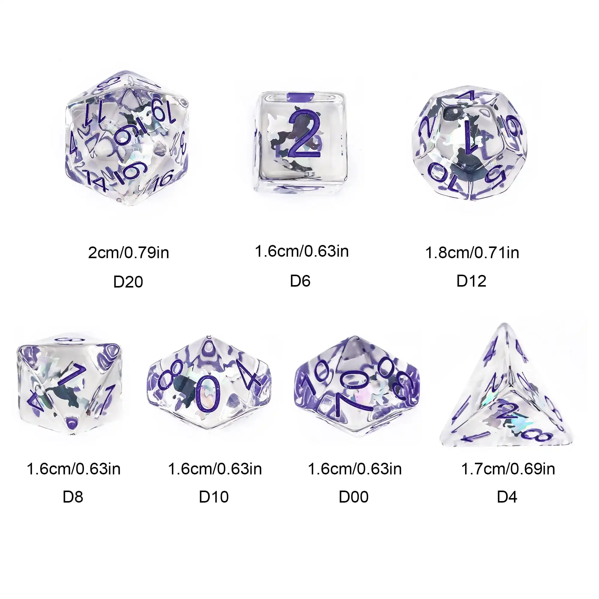 Dice Set Cusdie Cat/Spider Slice Dice DND 7Pcs Resin D&D Dice D4-D20 Polyhedral Games Set for Role Playing Game Pathfinder RPG