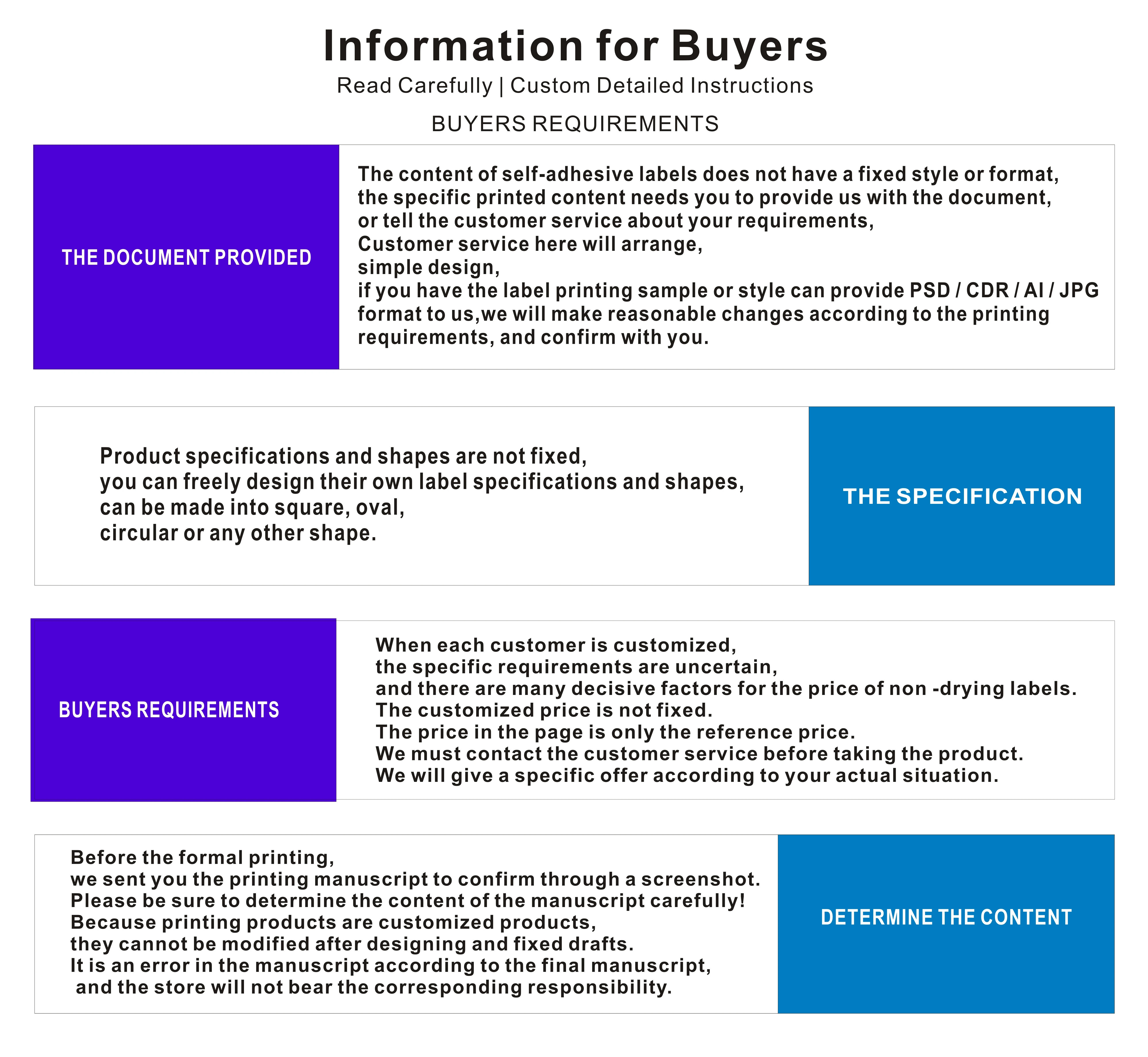 Custom Logo Label Stickers – Available in Various Materials and Sizes, Fully Personaliz... - SKU CLS12508 - UGI Packaging