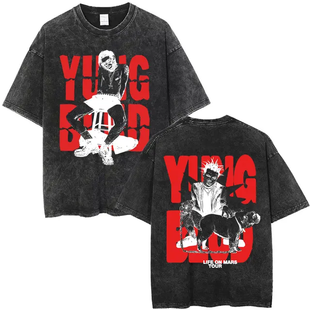 Washed Vintage Yungblud Bludfest Music Festival 2025 T-shirt