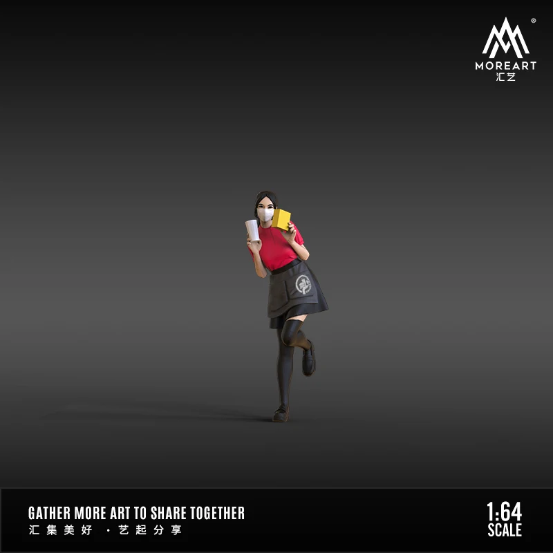 More Art 1:64 Action Figure Set Simulating Resin Decoration Figure Model For Display & Collection & Gift 