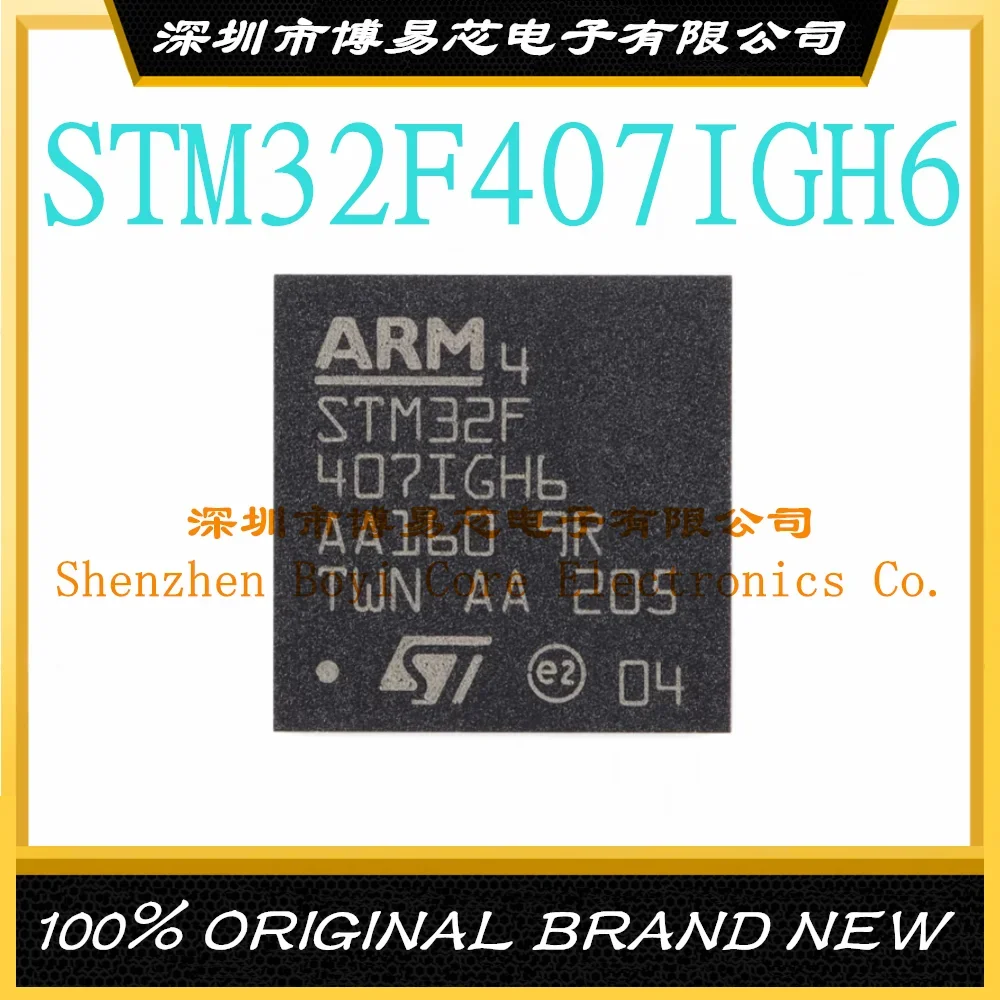 STM32F407IGH6 UFBGA-201 original ARM Cortex-M4 32-bit microcontroller-MCU original gd32e230f6p6tr tssop 20 arm cortex m23 32 bit microcontroller mc